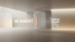 An artificial intelligence assistant guides online shopping and retail purchases.